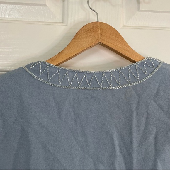 Vintage RARE NEW Midnight Velvet Two-Piece Set Top + Skirt with Sequin Sz Medium - Picture 12 of 12